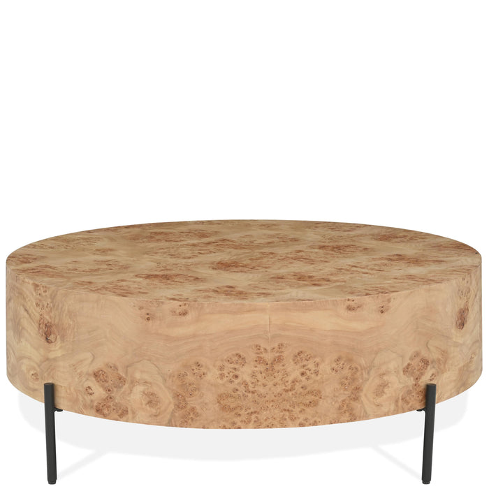 Kara - Round Coffee Table - Light Brown