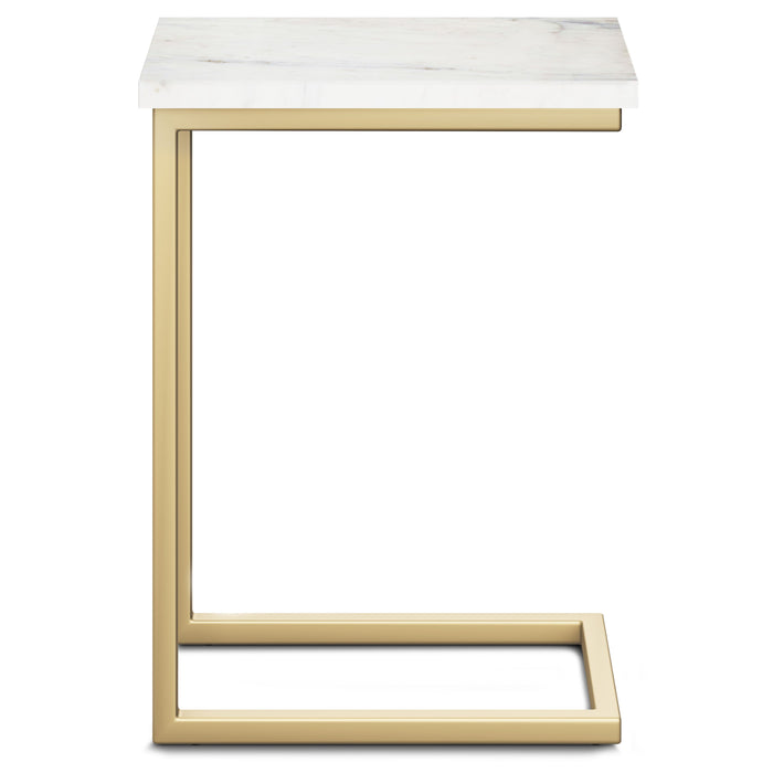 Skyler - C Side Table with Marble Top