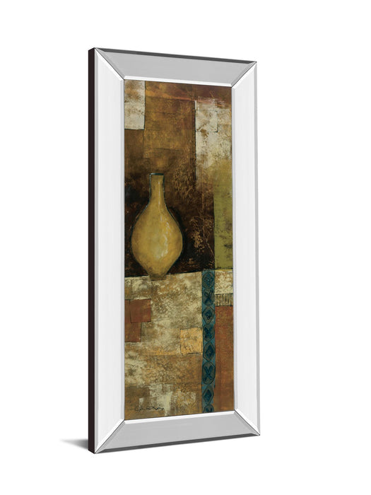 Autumn Solitude I By John Kime - Mirror Framed Print Wall Art - Dark Brown