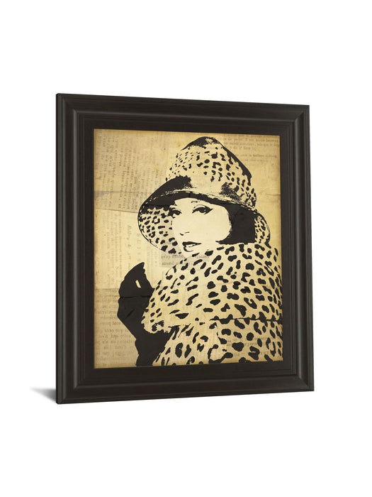 Fashion News Il By Wild Apple Graphics - Framed Print Wall Art - Gold