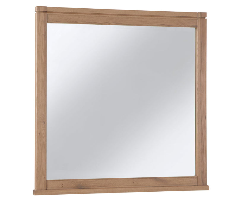 Tide & Timber - Landscape Mirror With Beveled Glass - Clear Oak