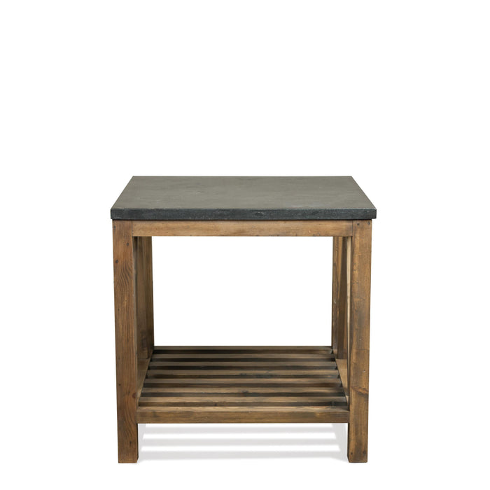 Weatherford - Rectangular End Table - Reclaimed Natural Pine