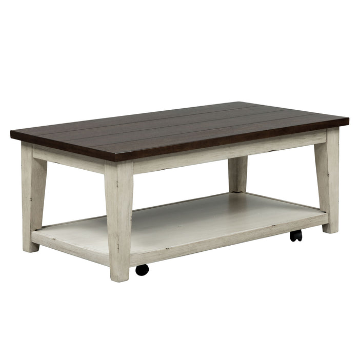 Arden Road - Rectangular Cocktail Table - Satin Cherry