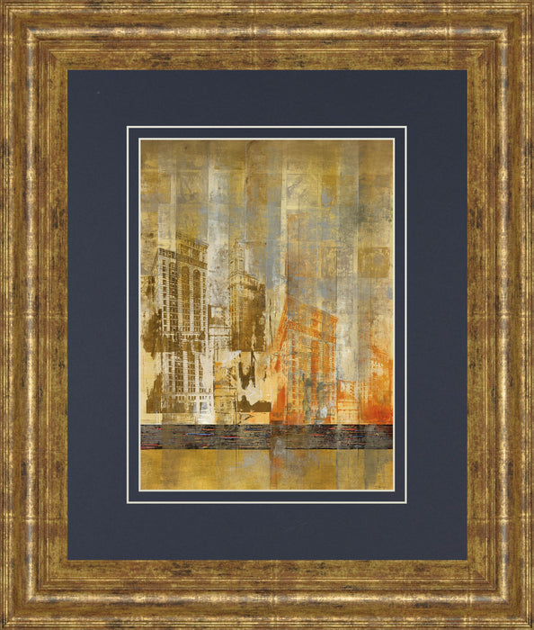 Arculat Il By Kemp - Framed Print Wall Art - Bronze