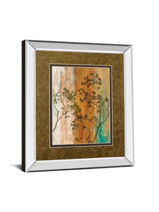Spring Branch Il By Norm Olson - Mirror Framed Print Wall Art - Dark Brown