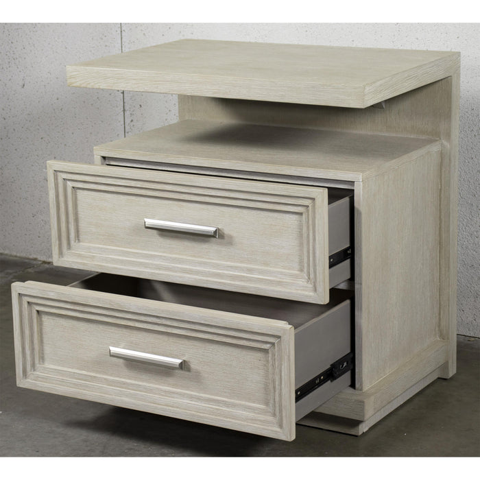 Cascade - Two Drawer Nightstand - Gray