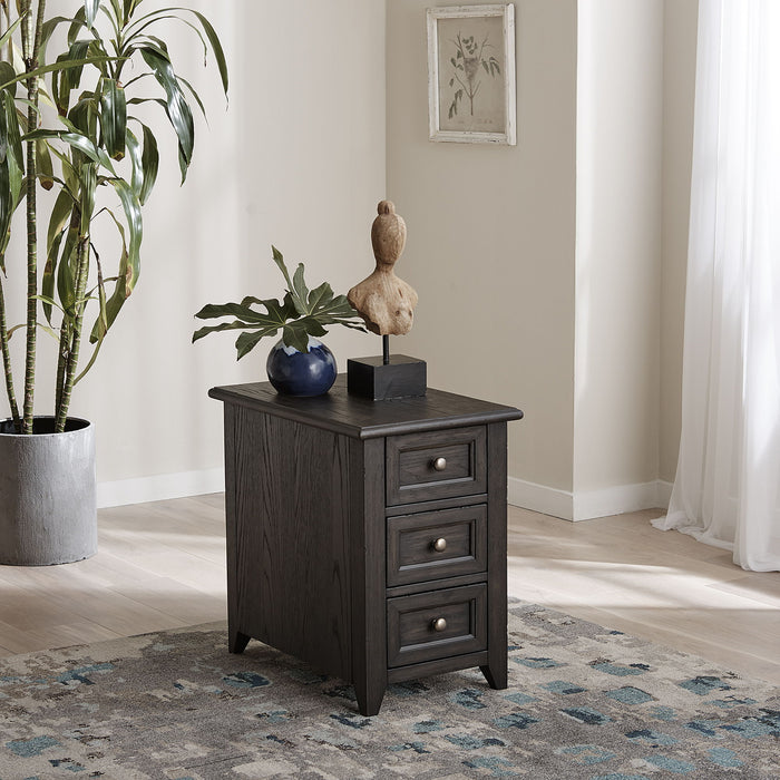 Mill Creek - Chair Side Table - Dark Brown