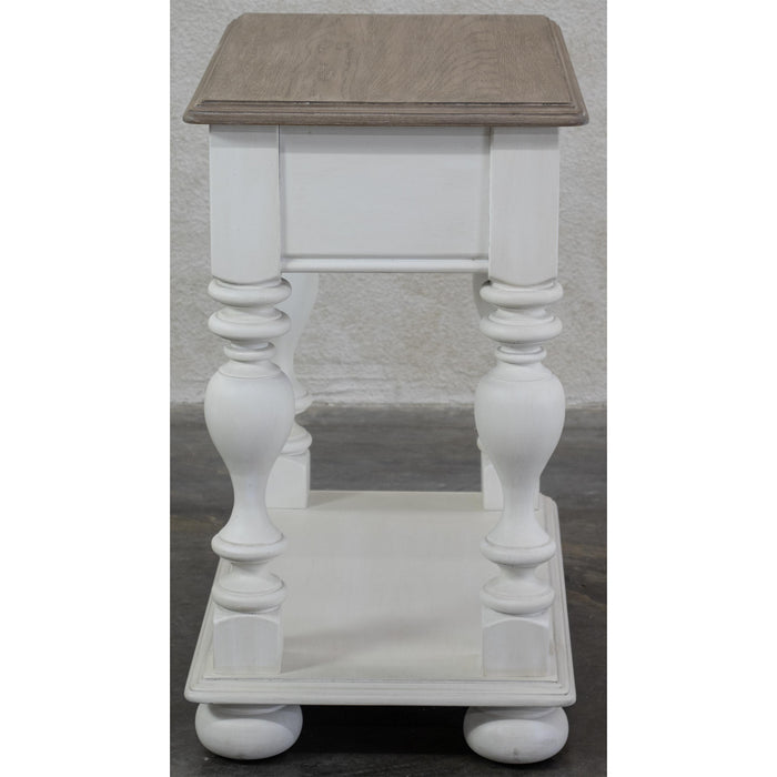 Jameson - Chairside Table - White
