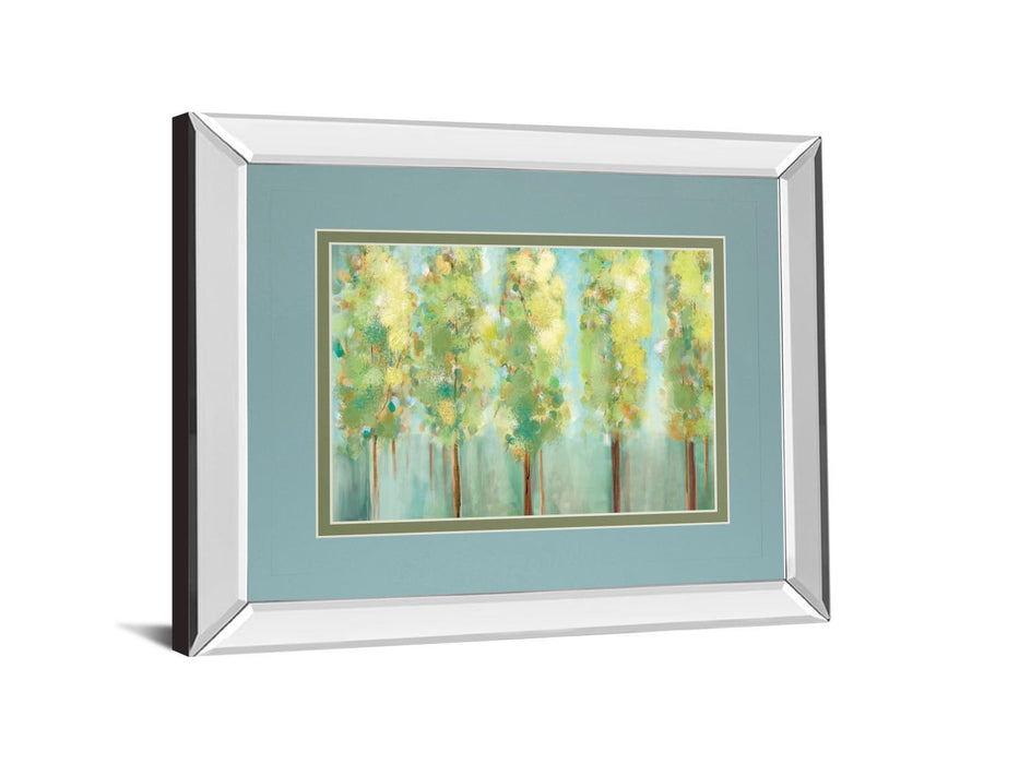 Turnwood By Susan Jill - Mirror Framed Print Wall Art - Green