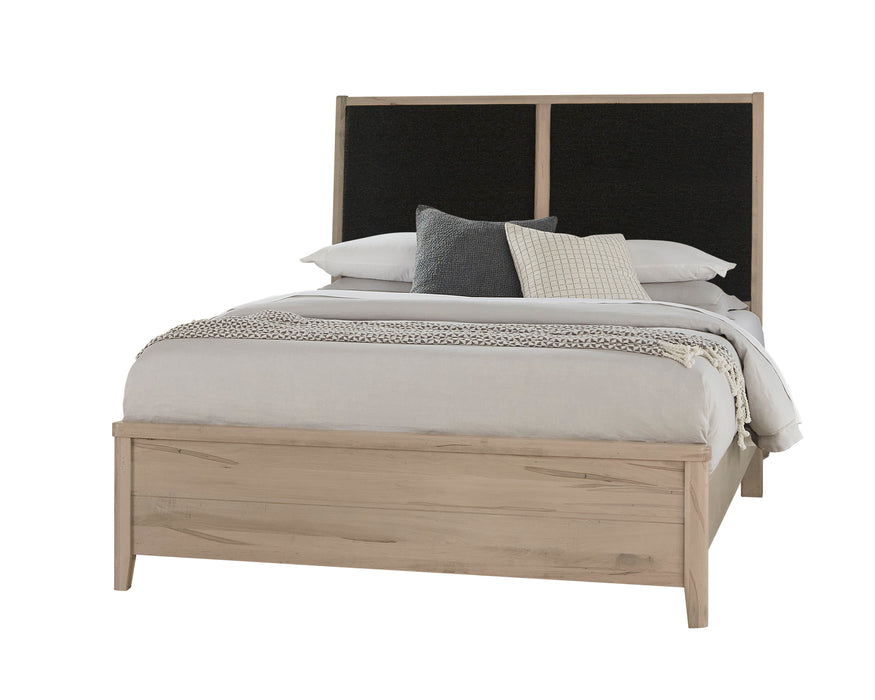 Woodbridge - Upholstered Bed - Light Brown Wood