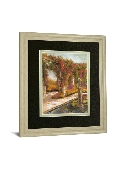 English Garden I By Patrick - Framed Print Wall Art - Green