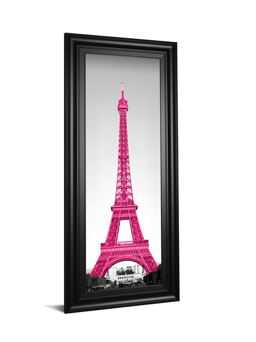 Pretty In Paris By Emily Navas - Framed Print Wall Art - Pink