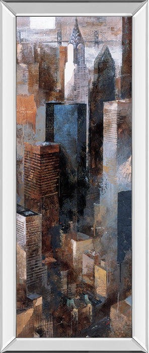 A View To Remember II By Marti Bofarull - Mirrored Frame Wall Art - Dark Gray