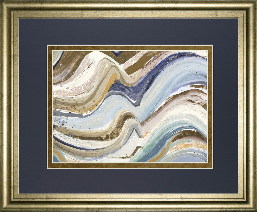 Earth Tone New Concept By Patricia Pinto - Framed Print Wall Art - Blue