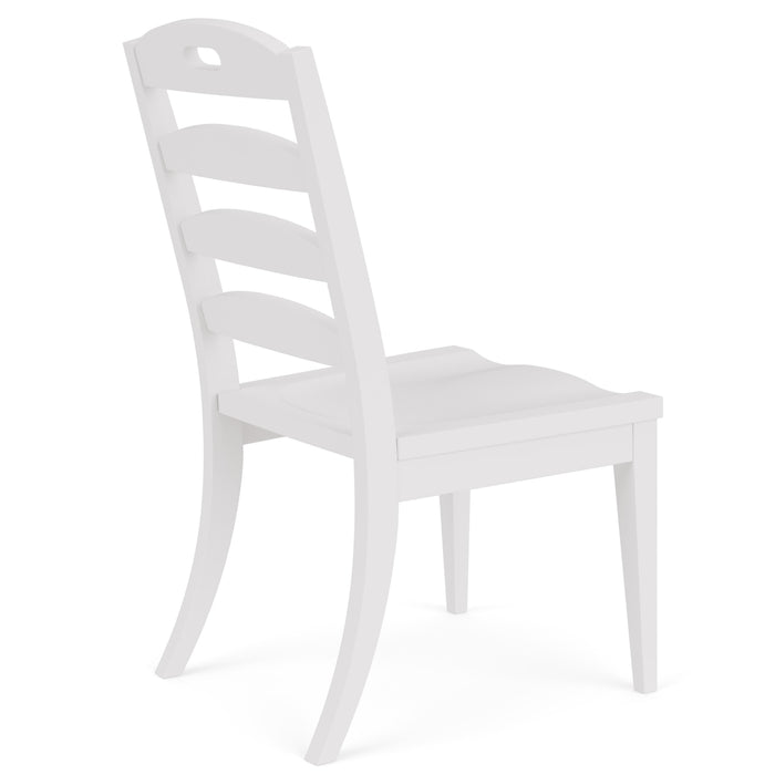 Cora - Ladderback Side Chair (Set of 2) - Cloud