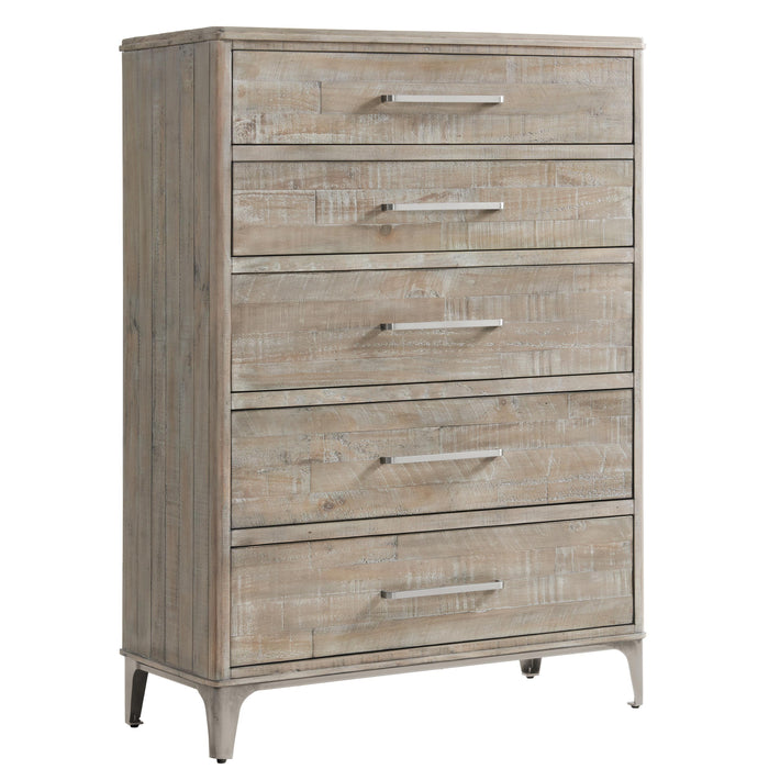 Intrigue - Five Drawer Chest - Hazelwood
